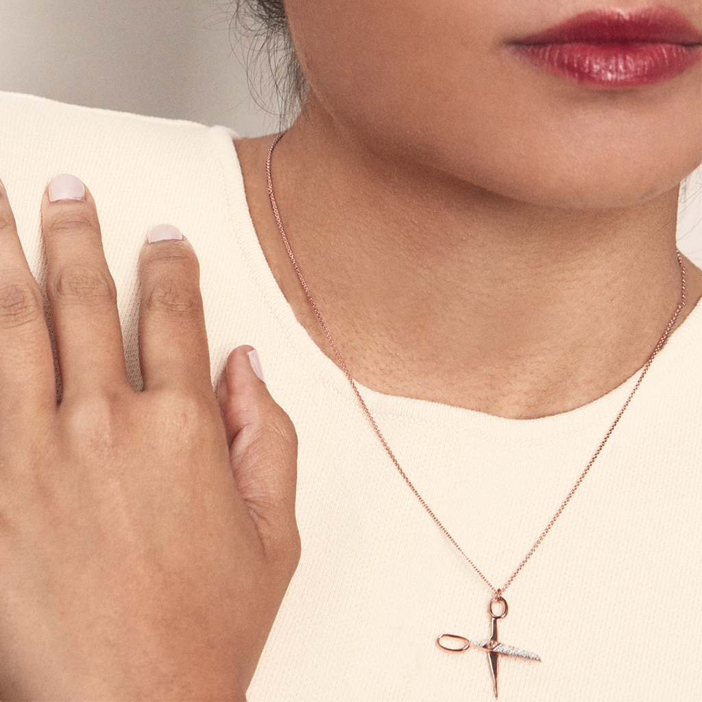 Cut Out Stereotypes Necklace